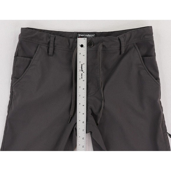 686 Everywhere Pants Mens 32x32 Gray Slim Fit Travel Technical Stretch Chino - Picture 13 of 14